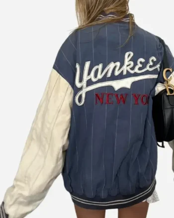 Buy Vintage New York Yankees Zip Up Bomber Jacket Sale