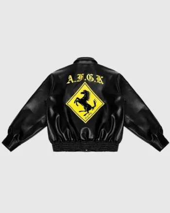 Doncare Afgk Ferrari Leather Jacket back