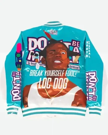 Don’t Be a Menace ice blue Jacket back