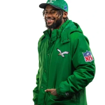 Eagles Exclusive Kelly Green Starter Jacket