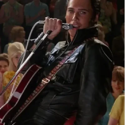 Elvis 2022 Austin Butler Leather Jacket