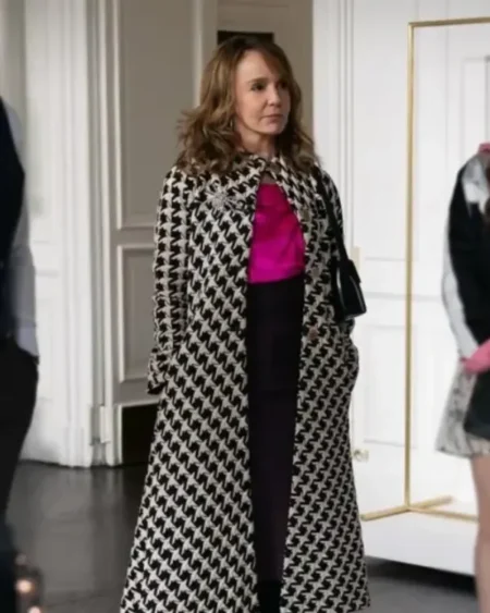 Emily In Paris Sylvie Grateau Checkered Coat