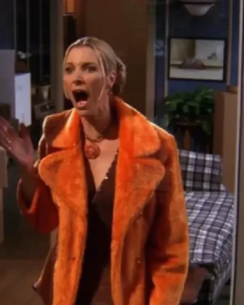 Friends Phoebe Buffay Orange Coat