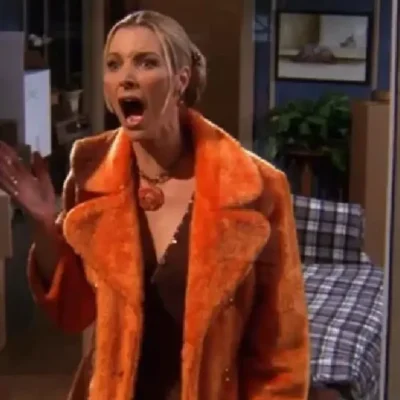 Friends Phoebe Buffay Orange Coat