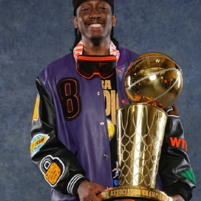 Jalen Williams Oklahoma City Thunder Larry O'brien Championship Trophy Leather Jacket