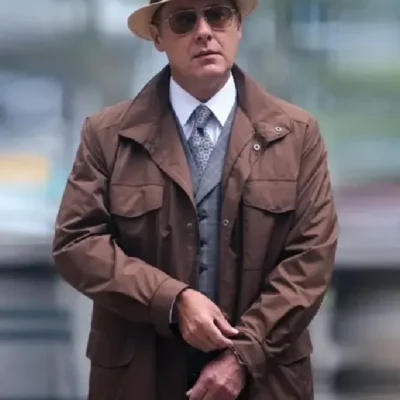 James Spader TV Series The Blacklist Brown Jacket