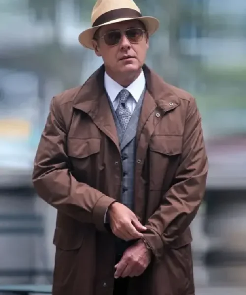 James Spader TV Series The Blacklist Brown Jacket
