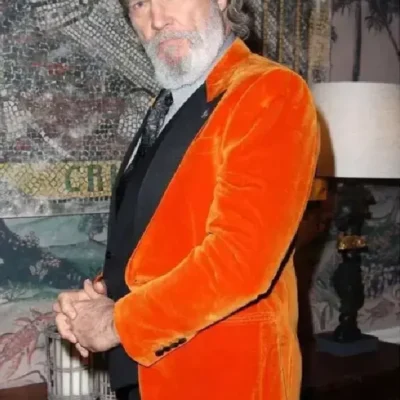 Jeff Bridges The Old Man S02 Orange Blazer