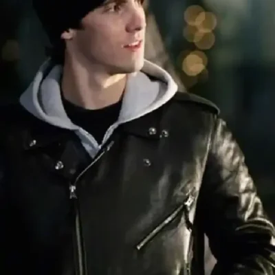 Jess Mariano Gilmore Girls Black Leather Jacket