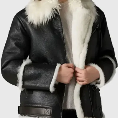 Jonathon Black B3 Bomber Leather Jacket