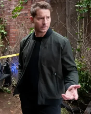 Justin Hartley Tracker S02 Green Jacket