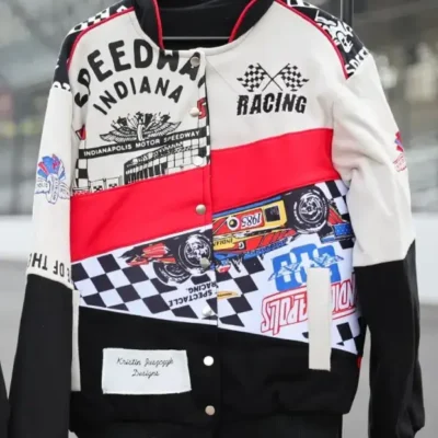 Kristin Juszczyk Indy 500 Cotton Racing Jacket