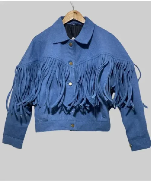 Landman 2024 Michelle Randolph Fringe Jacket sale