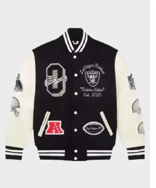 Las Vegas Ovo Raiders Varsity Jacket