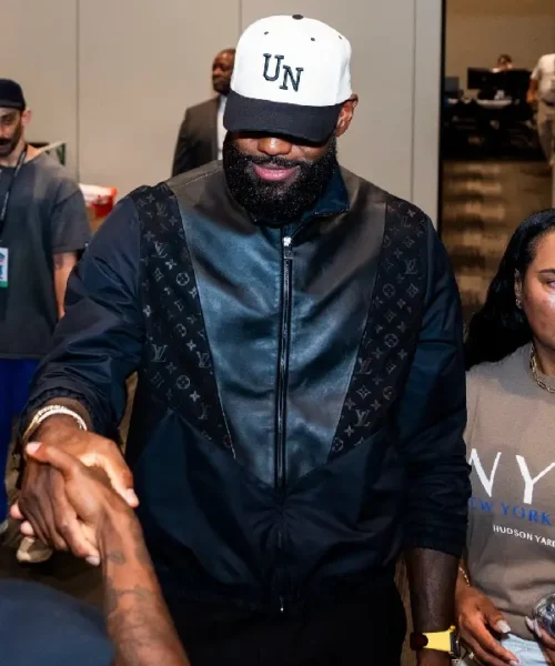 Lebron James Nba Final LV Leather Jacket