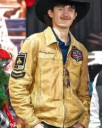 Logan Hay NFR Las Vegas Leather Jacket