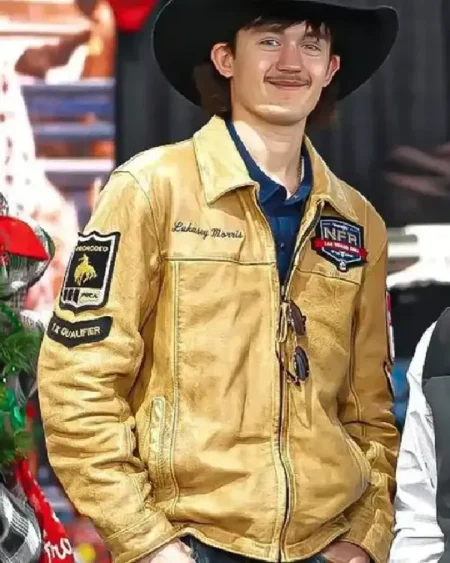 Logan Hay NFR Las Vegas Leather Jacket
