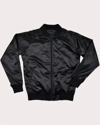 Lucifer Rising Rainbow Black Satin Jacket