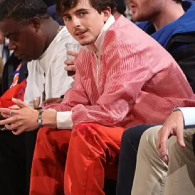 MSG NYC Timothee Chalamet Pink Jacket