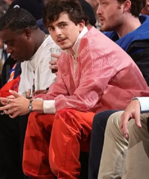 MSG NYC Timothee Chalamet Pink Jacket