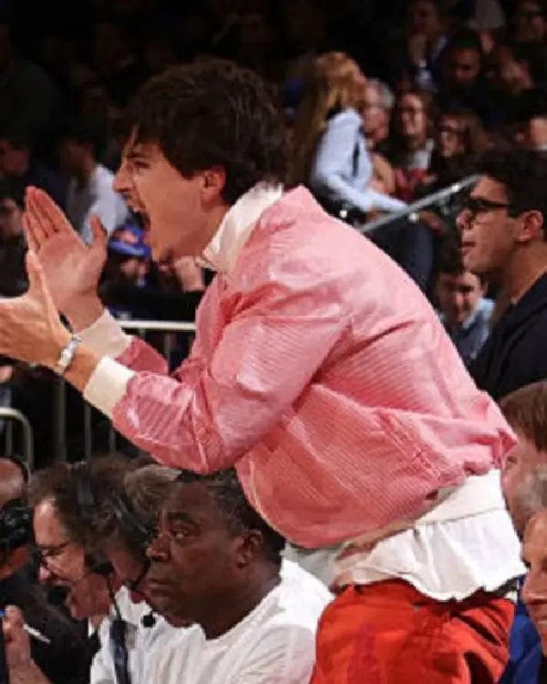 MSG NYC Timothee Chalamet Pink Jacket site