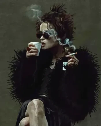 Marla Singer Fur Coat