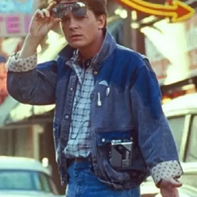 Marty Mcfly Jean Jacket