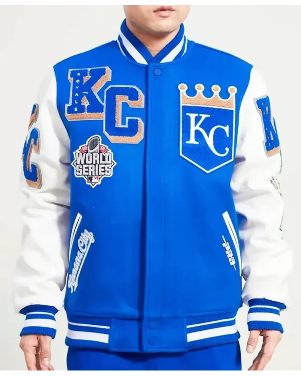 Mashup Kansas City Royals Varsity Jacket