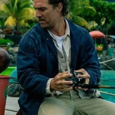Matthew McConaughey Serenity Cotton Blue Jacket