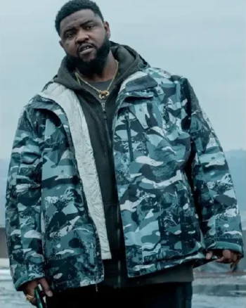 Mayor of Kingstown S03 Tobi Bamtefa Camo Jacket