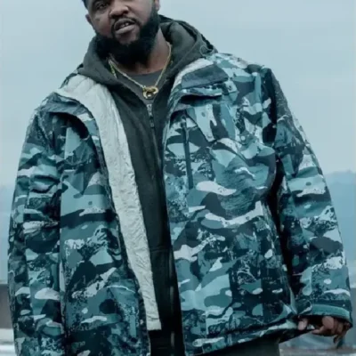Mayor of Kingstown S03 Tobi Bamtefa Camo Jacket