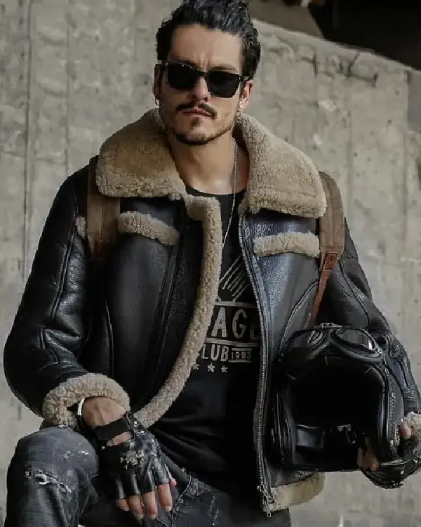Mens Gray Shearling B3 Leather Black Jacket (1)Mens Gray Shearling B3 Leather Black Jacket (1)Mens Gray Shearling B3 Leather Black Jacket (1)Mens Gray Shearling B3 Leather Black Jacket (1)