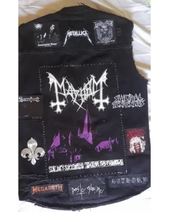 Mens Poser Black Battle Jacket