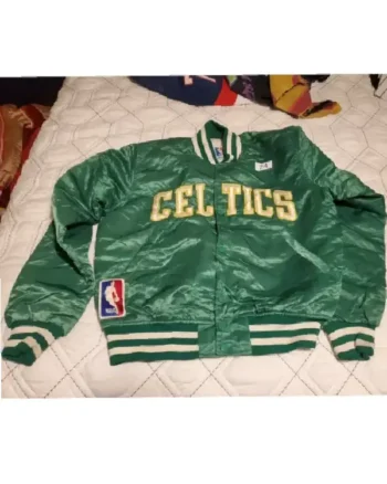 Men’s Vintage 80’s Starter Boston Retro Celtics Green Satin Jacket