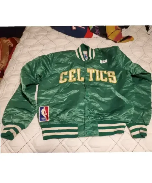 Men’s Vintage 80’s Starter Boston Retro Celtics Green Satin Jacket