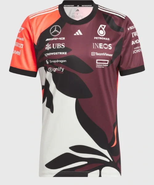 Mercedes AMG Petronas adidas F1 Special Edition Miami GP Team T-Shirt