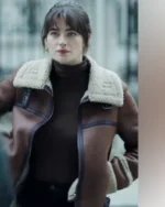 Millie Brady Surface S02 Shearling Leather Jacket