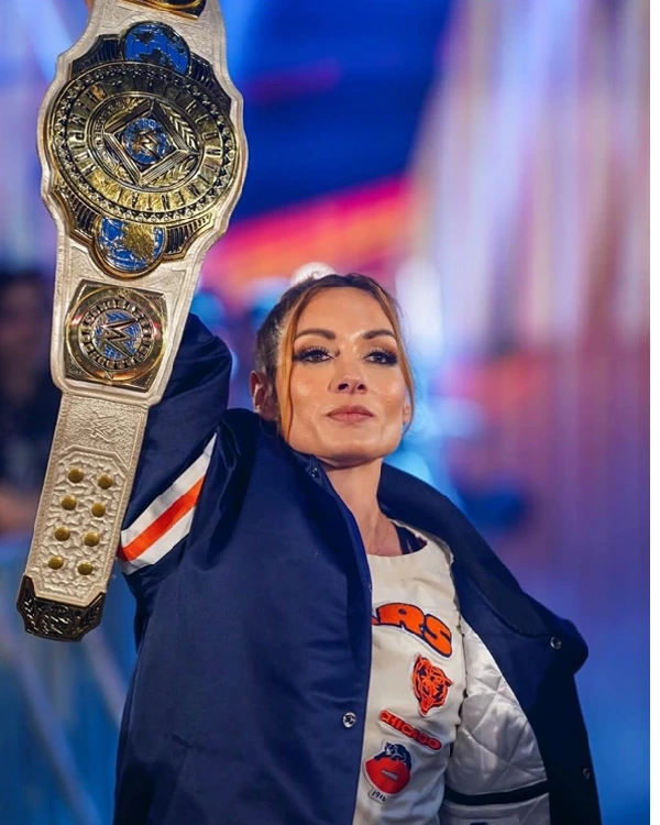 Monday Night RAW Becky Lynch Chicago Bears Jacket