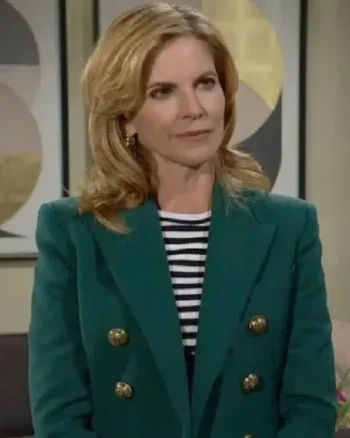 Morgan Green The Young and The Restless Talia Double Breasted Blazer