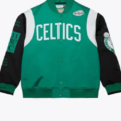 NBA Boston Celtics Green Varsity Jacket (1)