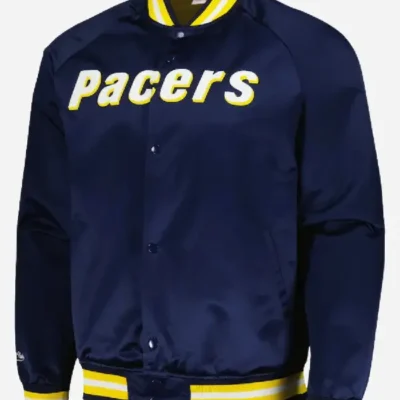 NBA Indiana Pacers 2025 Blue Varsity Jacket