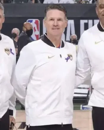 NBA Referees 2025 White Jacket