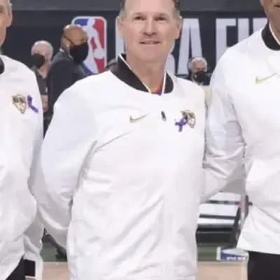 NBA Referees 2025 White Jacket