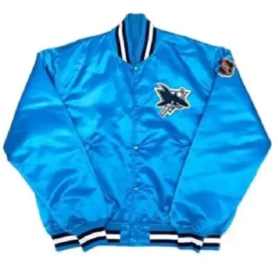 NHL San Jose Sharks Blue Starter Jacket