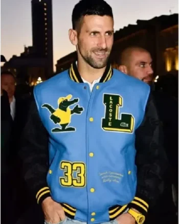 Novak Djokovic Lacoste Varsity Jacket