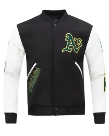 Oakland Athletics Classic Letterman Varsity Jacket