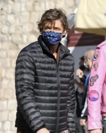 Pedro Pascal The Unbearable Weight of Massive Talent Black Puffer Jacket