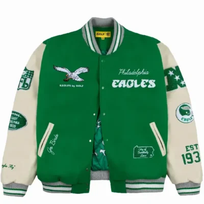 Philadelphia Eagles Golf Wang Letterman Jacket