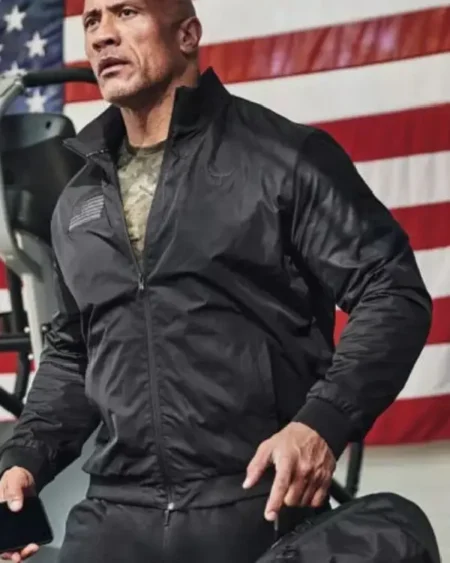Project Rock X Freedom Dwayne Johnson Black Jacket sale