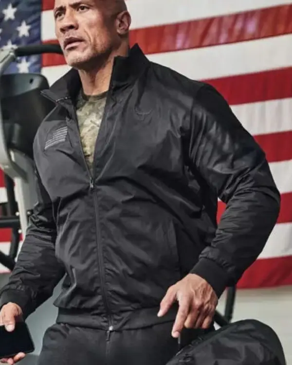 Project Rock X Freedom Dwayne Johnson Black Jacket sale